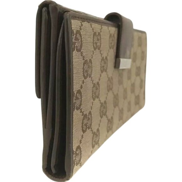 232186BG (L1) Gucci Wallet Long Brown PVC - Picture 4 of 9